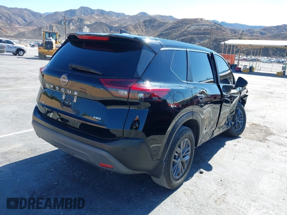 2023 Nissan Rogue S z VIN 5N1BT3AB7PC690643, wystawiony jako IAAI lot #41554667 z przebiegiem 37 993 mil mil oraz . Historia ofert i sprzedaży dostępna na DreamBid. Obrazek 4.