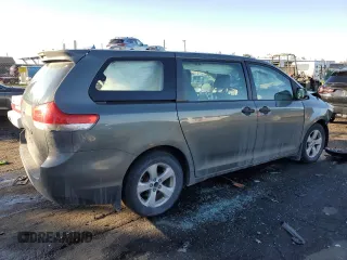 2012 Toyota Sienna with VIN 5TDZK3DC7CS177475, listed as a Copart auction lot 42987655 with 171,641 mi miles and Salvage Title. Bid and sale history available at carsss.com. Image 3.