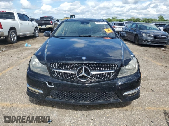 2012 Mercedes-Benz C 250 with VIN WDDGJ4HB0CF755536, listed as a Copart auction lot 58962955 with 117,349 mi miles and Salvage title. Bid and sale history available at DreamBid. Image 5.