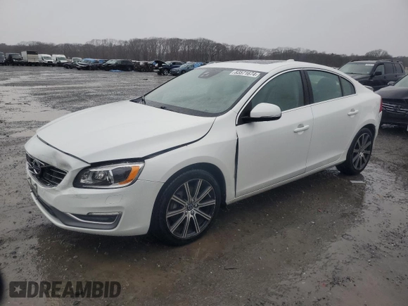 2017 Volvo S60 Inscription Platinum with VIN LYV402TM6HB150575, listed as a Copart auction lot 83571674 with 49,318 mi miles and Salvage Title. Bid and sale history available at carsss.com. Image 1.