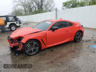 2023 Toyota GR86 Premium with VIN JF1ZNBE15P9755260, listed as a Copart auction lot 51524735 with 18,117 mi miles and Salvage Title. Bid and sale history available at carsss.com. Image 1.