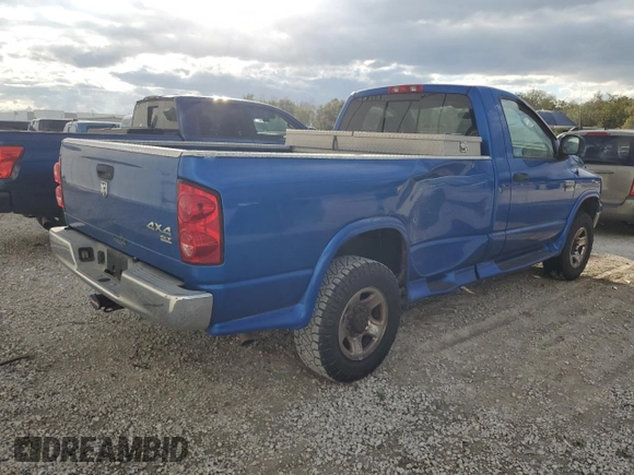 2007 Dodge Ram 2500 ST with VIN 3D7KS26D57G769369, listed as a Copart auction lot 86515104 with 183,619 mi miles and Clean Title. Bid and sale history available at carsss.com. Image 3.