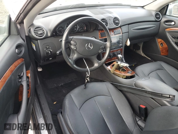 2005 Mercedes-Benz CLK 320 with VIN WDBTK65G55T037176, listed as a Copart auction lot 75594214 with Not Provided miles and Salvage Title. Bid and sale history available at DreamBid. Image 8.
