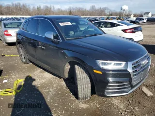 2018 Audi SQ5 with VIN WA1A4BFY0J2202371, listed as a Copart auction lot 86807664 with 54,944 mi miles and Salvage Title. Bid and sale history available at DreamBid. Image 4.