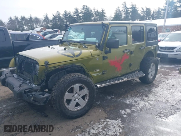 2007 Jeep Wrangler Unlimited Sahara z VIN 1J4GA59137L147257, wystawiony jako IAAI lot #41565673 z przebiegiem 187 982 mil mil oraz . Historia ofert i sprzedaży dostępna na DreamBid. Obrazek 2.