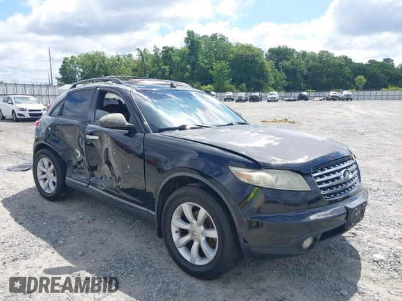 2005 Infiniti FX z VIN JNRAS08WX5X213835, wystawiony jako IAAI lot #42388976 z przebiegiem 315 908 mil mil oraz . Historia ofert i sprzedaży dostępna na DreamBid. Obrazek 6.