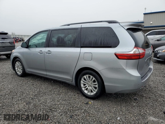 2016 Toyota Sienna XLE with VIN 5TDYK3DC1GS740781, listed as a Copart auction lot 51853925 with 132,599 mi miles and Salvage Title. Bid and sale history available at carsss.com. Image 2.