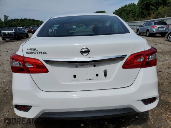 2017 Nissan Sentra S with VIN 3N1AB7AP9HY241806, listed as a Copart auction lot 58540785 with 125,028 mi miles and Salvage title. Bid and sale history available at DreamBid. Image 6.