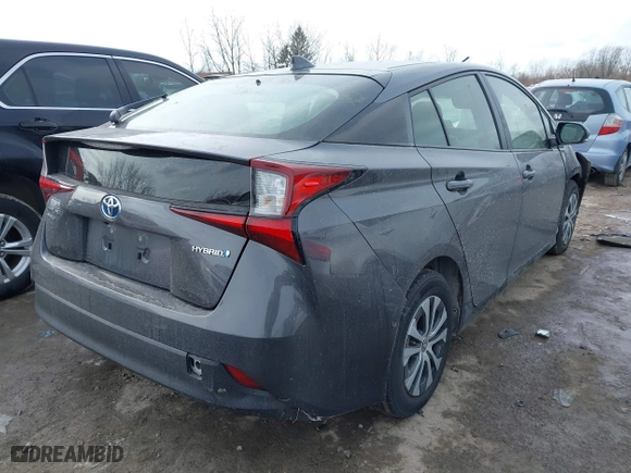 2019 Toyota Prius LE with VIN JTDL9RFU9K3008679, listed as a IAAI auction lot 41396929 with 73,378 mi miles. Bid and sale history available at carsss.com. Image 4.