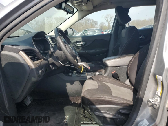2015 Jeep Cherokee Sport with VIN 1C4PJMAB3FW615621, listed as a Copart auction lot 52330115 with 160,739 mi miles and Salvage title. Bid and sale history available at DreamBid. Image 7.