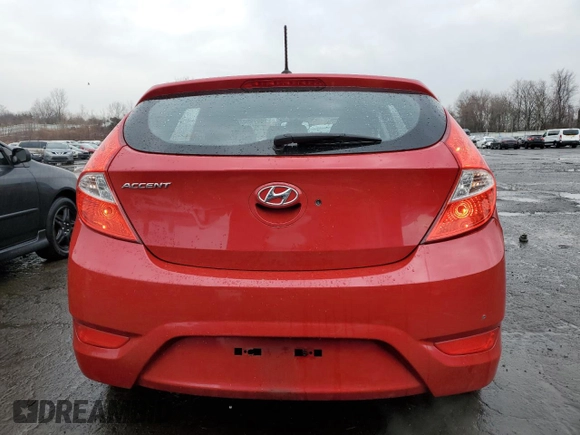 2013 Hyundai Accent GS with VIN KMHCT5AEXDU105425, listed as a Copart auction lot 46799235 with 145,913 mi miles and Salvage Title. Bid and sale history available at carsss.com. Image 6.
