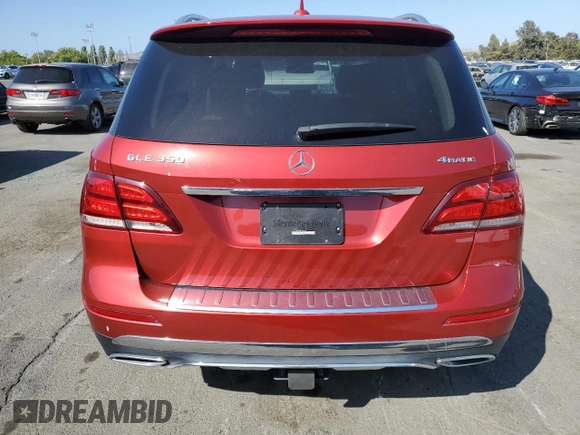 2018 Mercedes-Benz GLE 350 z VIN 4JGDA5HB7JB156619, wystawiony jako Copart lot #57662825 z przebiegiem 50 394 mil mil oraz Szkoda całkowita • Salvage title. Historia ofert i sprzedaży dostępna na DreamBid. Obrazek 6.