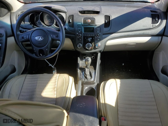 2012 Kia Forte EX with VIN KNAFU4A27C5573424, listed as a Copart auction lot 48328935 with 0 mi miles and Salvage Title. Bid and sale history available at carsss.com. Image 8.