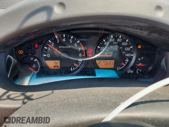 2010 Nissan Frontier SE with VIN 1N6AD0CW8AC428968, listed as a Copart auction lot 59708725 with 151,056 mi miles and Salvage title. Bid and sale history available at DreamBid. Image 9.
