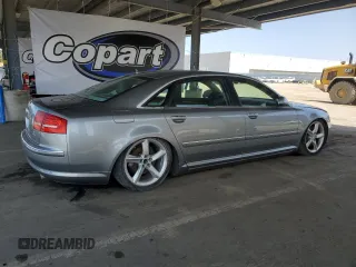 2008 Audi A8 L 4.2L with VIN WAUMV94E98N004265, listed as a Copart auction lot 55255005 with 116,333 mi miles and Clean Title. Bid and sale history available at carsss.com. Image 3.