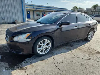 2012 Nissan Maxima S with VIN 1N4AA5APXCC868316, listed as a Copart auction lot 64999675 with 146,455 mi miles and Salvage title. Bid and sale history available at DreamBid. Image 1.