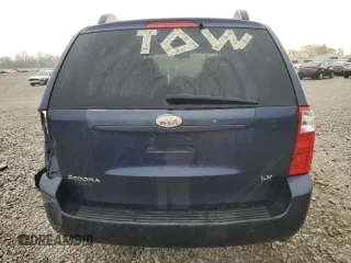 2006 Kia Sedona LX with VIN KNDMB233166078998, listed as a Copart auction lot 53814545 with 156,112 mi miles and Salvage Title. Bid and sale history available at carsss.com. Image 6.