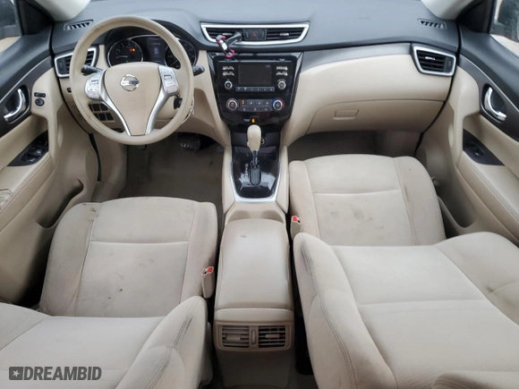 2015 Nissan Rogue S with VIN KNMAT2MTXFP530651, listed as a Copart auction lot 83643674 with 161,201 mi miles and Salvage Title. Bid and sale history available at carsss.com. Image 8.