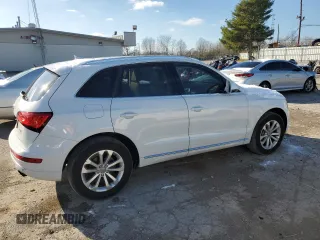 2014 Audi Q5 Premium Plus with VIN WA1LFAFPXEA052219, listed as a Copart auction lot 81892424 with 79,771 mi miles and Salvage title. Bid and sale history available at DreamBid. Image 3.