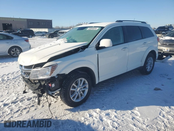 2014 Dodge Journey SXT with VIN 3C4PDCBGXET149847, listed as a Copart auction lot 45884035 with 131,121 mi miles and Salvage Title. Bid and sale history available at carsss.com. Image 1.
