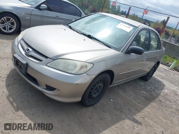 2004 Honda Civic LX with VIN 2HGES16574H528789, listed as a IAAI auction lot 42146600 with 219,255 mi miles. Bid and sale history available at carsss.com. Image 2.