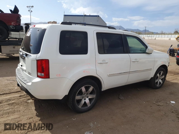 2012 Honda Pilot Touring with VIN 5FNYF4H91CB086713, listed as a Copart auction lot 52482775 with 127,415 mi miles and Salvage Title. Bid and sale history available at carsss.com. Image 3.