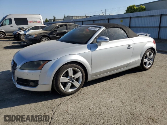2008 Audi TT 2.0T with VIN TRUMF38J681033031, listed as a Copart auction lot 70658504 with 77,112 mi miles and Salvage Title. Bid and sale history available at carsss.com. Image 1.
