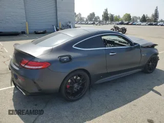 2019 Mercedes-Benz C 63 S AMG with VIN WDDWJ8HB4KF879133, listed as a Copart auction lot 52607115 with 9,930 mi miles and Salvage title. Bid and sale history available at DreamBid. Image 3.