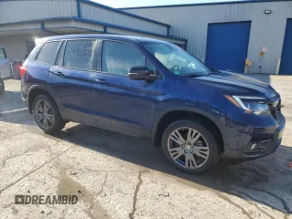 2021 Honda Passport EX-L with VIN 5FNYF8H57MB027798, listed as a Copart auction lot 54586735 with 28,658 mi miles and Salvage Title. Bid and sale history available at carsss.com. Image 4.