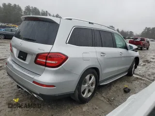 2017 Mercedes-Benz GLS 450 with VIN 4JGDF6EE2HA972787, listed as a Copart auction lot 40180644 with 47,098 mi miles and . Bid and sale history available at DreamBid. Image 3.