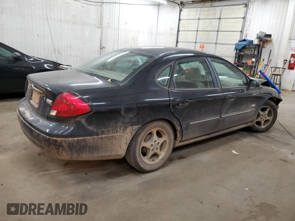 2003 Ford Taurus SEL Deluxe with VIN 1FAHP56S43A219925, listed as a Copart auction lot 76978824 with 191,000 mi miles and Salvage Title. Bid and sale history available at DreamBid. Image 3.