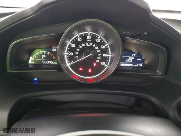 2018 Mazda Mazda3 4-Door Touring with VIN 3MZBN1V34JM190075, listed as a Copart auction lot 48188545 with 55,945 mi miles and Salvage Title. Bid and sale history available at carsss.com. Image 9.