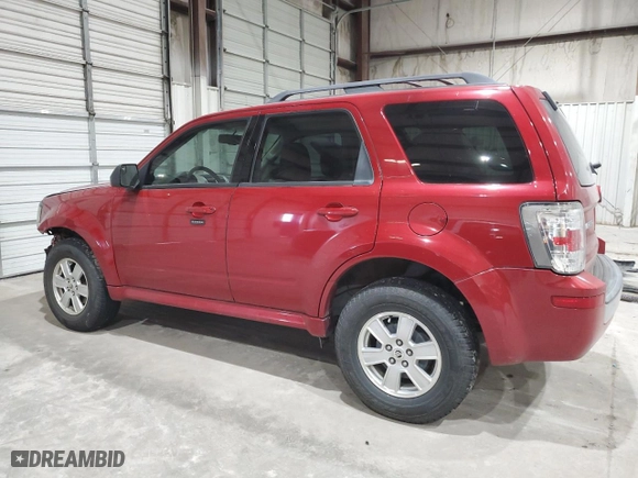 2010 Mercury Mariner with VIN 4M2CN8BG9AKJ11993, listed as a Copart auction lot 88639495 with 38,054 mi miles and Salvage Title. Bid and sale history available at carsss.com. Image 2.