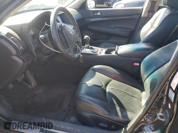 2013 Infiniti G37 x with VIN JN1CV6AR4DM753899, listed as a Copart auction lot 52351725 with Not Provided miles and Clean Title. Bid and sale history available at DreamBid. Image 7.