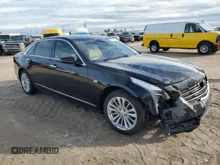 2018 Cadillac CT6 RWD with VIN 1G6KA5RX4JU113613, listed as a Copart auction lot 83983134 with 112,787 mi miles and Salvage Title. Bid and sale history available at DreamBid. Image 4.