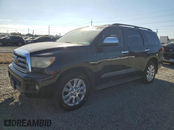 2008 Toyota Sequoia Platinum with VIN 5TDZY67A48S011450, listed as a Copart auction lot 70909604 with 238,985 mi miles and Salvage Title. Bid and sale history available at carsss.com. Image 1.