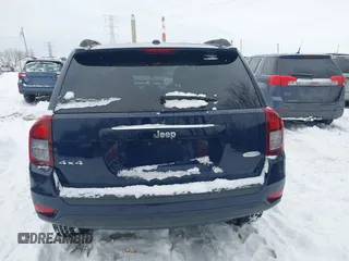 2017 Jeep Compass High Altitude with VIN 1C4NJDEB0HD106845, listed as a IAAI auction lot 41261759 with 76,630 mi miles. Bid and sale history available at carsss.com. Image 16.