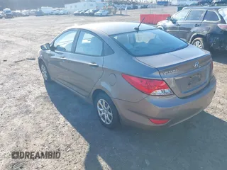 2012 Hyundai Accent GLS with VIN KMHCT4AE3CU114931, listed as a IAAI auction lot 41751304 with 166,831 mi miles. Bid and sale history available at carsss.com. Image 3.