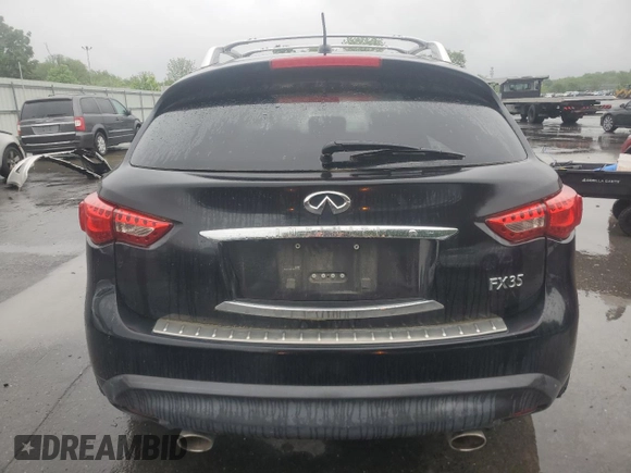 2010 Infiniti FX with VIN JN8AS1MW4AM857178, listed as a Copart auction lot 56911515 with Not provided miles and Clean title. Bid and sale history available at DreamBid. Image 6.
