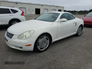 2002 Lexus SC with VIN JTHFN48Y720001922, listed as a Copart auction lot 75008854 with Not Provided miles and Non Repairable. Bid and sale history available at carsss.com. Image 1.