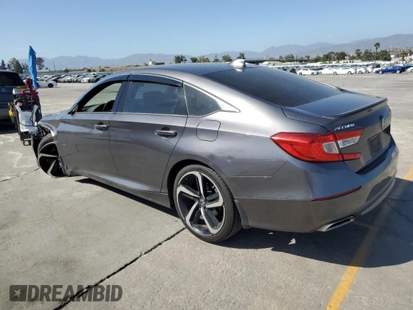2019 Honda Accord Sport with VIN 1HGCV2F31KA006187, listed as a Copart auction lot 57323625 with 108,562 mi miles and Salvage title. Bid and sale history available at DreamBid. Image 2.