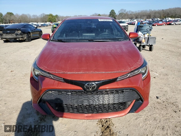 2019 Toyota Corolla Hatchback SE with VIN JTNK4RBE0K3049349, listed as a Copart auction lot 41365655 with 15,889 mi miles and Salvage Title. Bid and sale history available at carsss.com. Image 5.