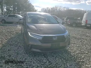 2021 Honda Odyssey EX with VIN 5FNRL6H57MB036907, listed as a Copart auction lot 44449705 with 40,863 mi miles and Salvage Title. Bid and sale history available at DreamBid. Image 11.