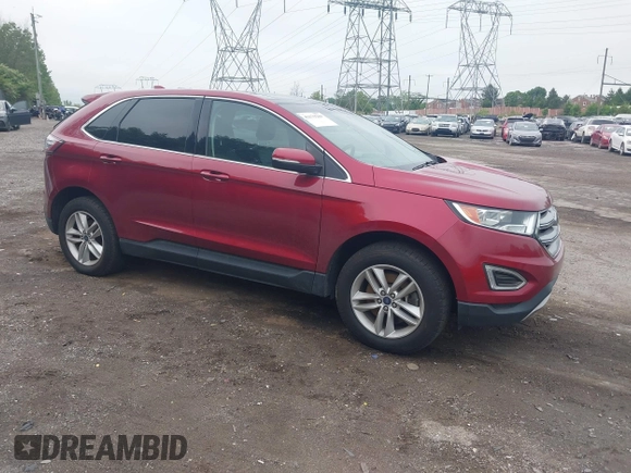 2018 Ford Edge SEL with VIN 2FMPK4J94JBB35281, listed as a IAAI auction lot 42179209 with 85,197 mi miles. Bid and sale history available at carsss.com. Image 1.