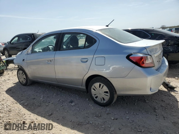 2024 Mitsubishi Mirage ES z VIN ML32FUFJ3RHF03802, wystawiony jako Copart lot #47757585 z przebiegiem 19 944 mil mil oraz Szkoda całkowita • Salvage title. Historia ofert i sprzedaży dostępna na DreamBid. Obrazek 2.