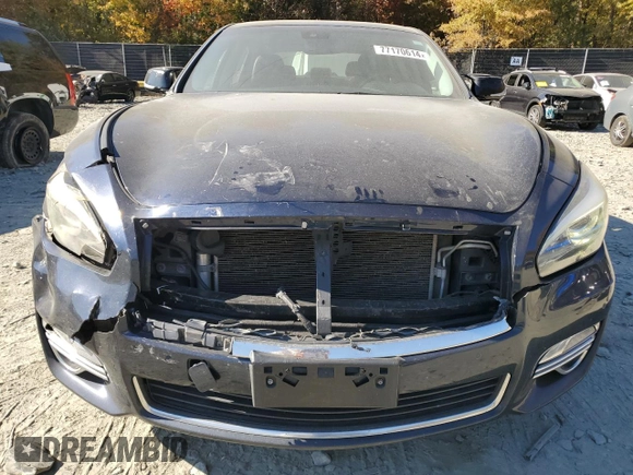 2018 Infiniti Q70 Luxe with VIN JN1BY1PR6JM370328, listed as a Copart auction lot 77170614 with 118,732 mi miles and Salvage title. Bid and sale history available at DreamBid. Image 5.