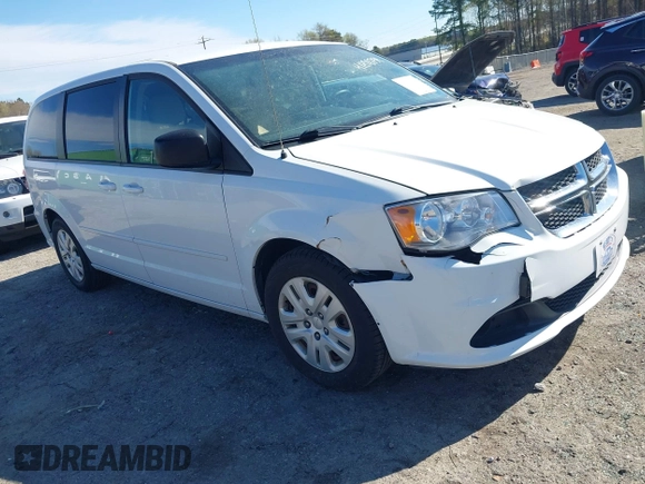 2016 Dodge Grand Caravan SE with VIN 2C4RDGBG2GR114564, listed as a IAAI auction lot 41838735 with 103,348 mi miles and . Bid and sale history available at DreamBid. Image 1.