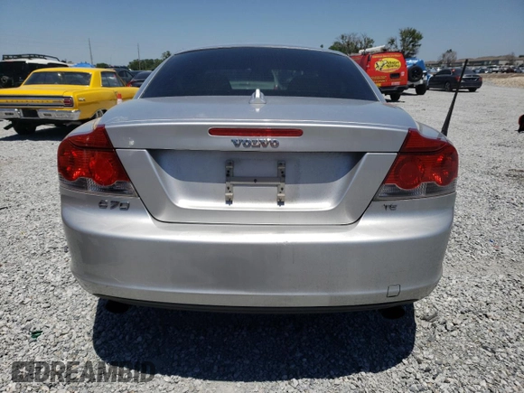 2008 Volvo C70 with VIN YV1MC67218J049615, listed as a Copart auction lot 53658665 with 195,149 mi miles and Salvage Title. Bid and sale history available at carsss.com. Image 6.