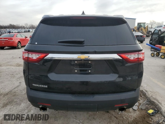 2020 Chevrolet Traverse LS with VIN 1GNERFKW8LJ118321, listed as a Copart auction lot 84933474 with 95,998 mi miles and Salvage title. Bid and sale history available at DreamBid. Image 6.