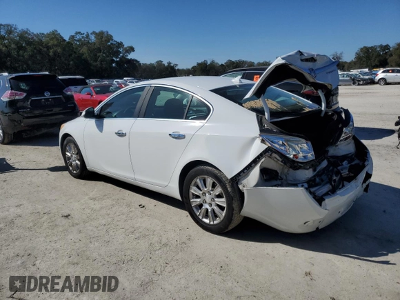 2013 Buick Regal Premium 1 with VIN 2G4GS5ERXD9132705, listed as a Copart auction lot 46290465 with 119,601 mi miles and Salvage title. Bid and sale history available at DreamBid. Image 2.